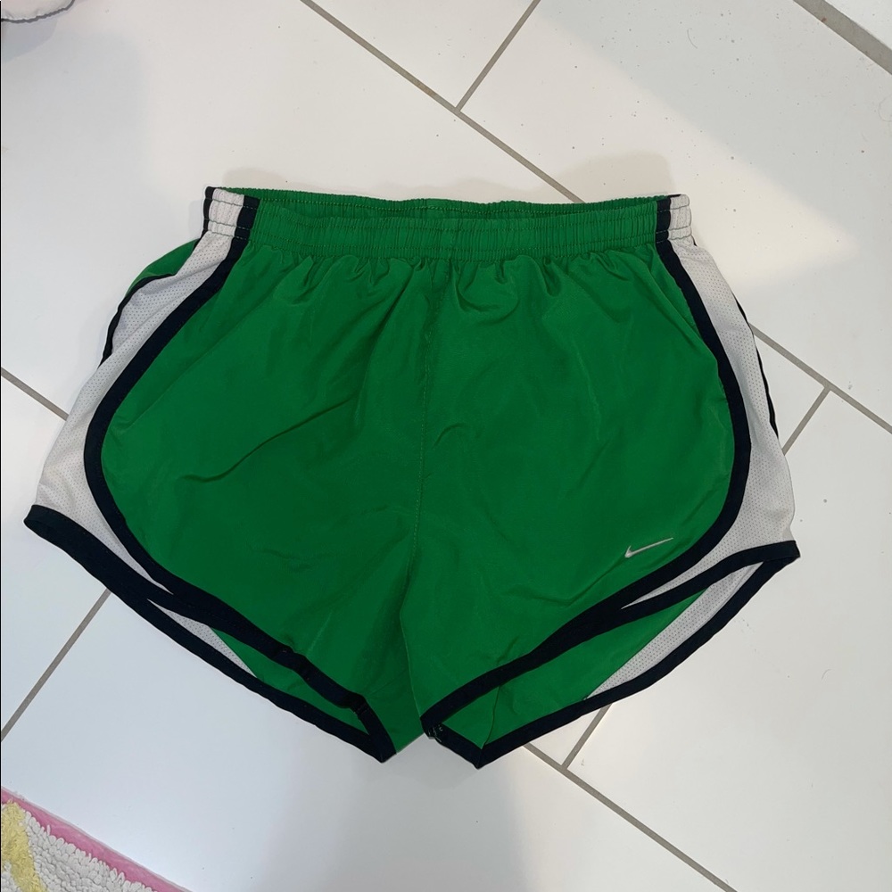Nike DRI-FIT shorts & green, black, white
